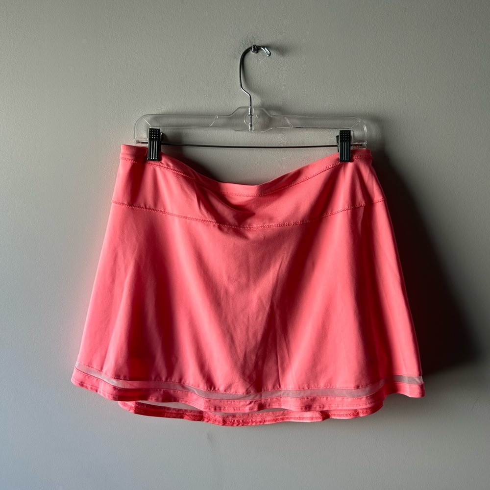 Lucky in Love coral pink athletic skort